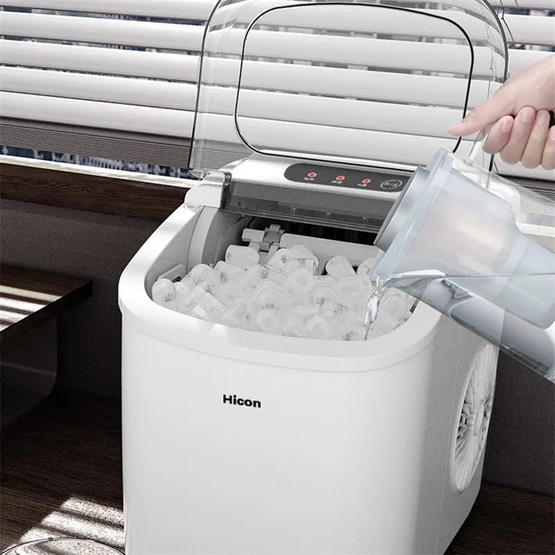 15KG Ice Machine Portable Electric Ice Maker Machine Mini Countertop Ice Cube Maker Appliance Home Commercial Ice Ball Maker