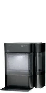 Chewable Crunchable Countertop Nugget Ice Maker, Scoop included, 38 lbs in 24 hours, Pellet Ice Machine