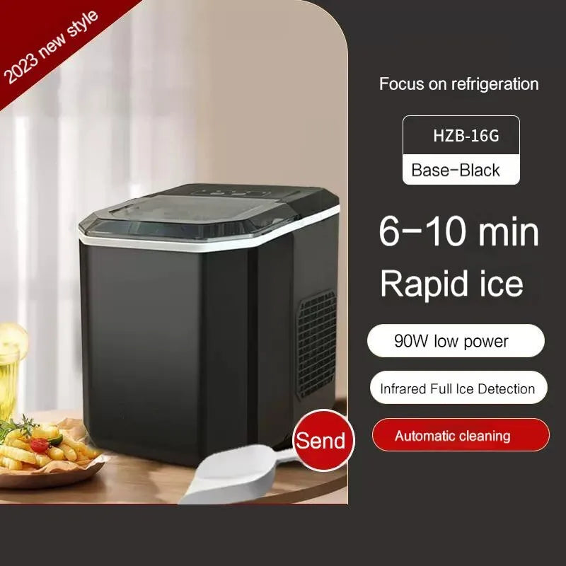 15KG Ice Machine Portable Electric Ice Maker Machine Mini Countertop Ice Cube Maker Appliance Home Commercial Ice Ball Maker