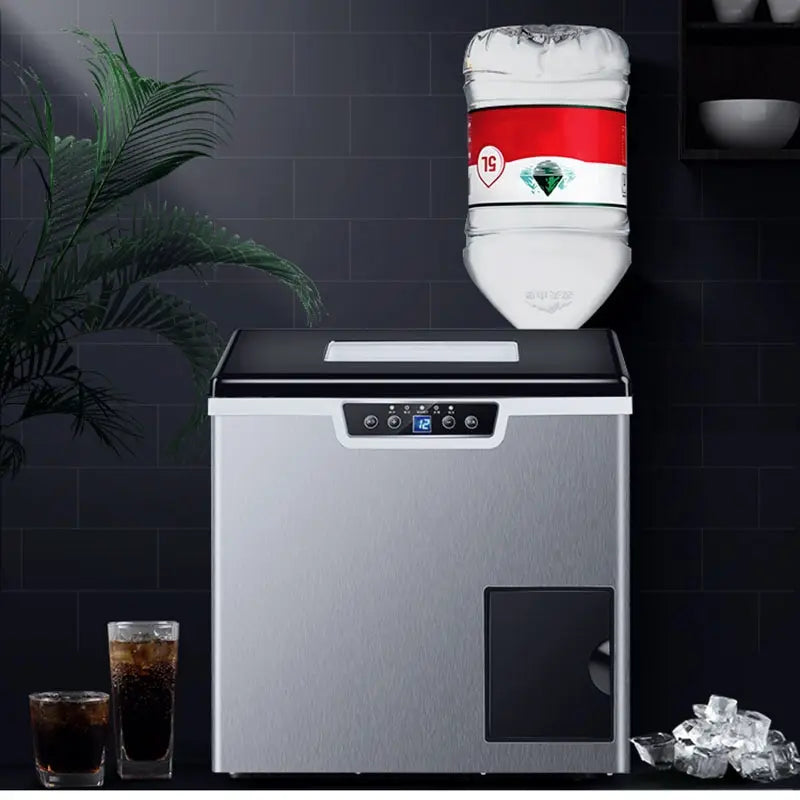 15KG Ice Machine Portable Electric Ice Maker Machine Mini Countertop Ice Cube Maker Appliance Home Commercial Ice Ball Maker