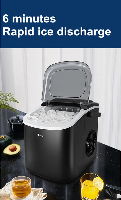 15KG Ice Machine Portable Electric Ice Maker Machine Mini Countertop Ice Cube Maker Appliance Home Commercial Ice Ball Maker