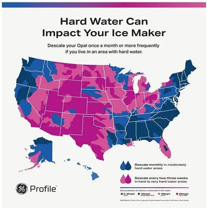 GE Profile Opal 2.0 XL with 1 Gallon Tank, Chewable Crunchable Countertop Nugget Ice Maker, Scoop included, 38 lbs in 24 hours,