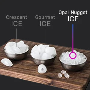 Chewable Crunchable Countertop Nugget Ice Maker, Scoop included, 38 lbs in 24 hours, Pellet Ice Machine