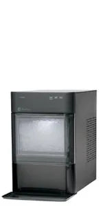 Chewable Crunchable Countertop Nugget Ice Maker, Scoop included, 38 lbs in 24 hours, Pellet Ice Machine